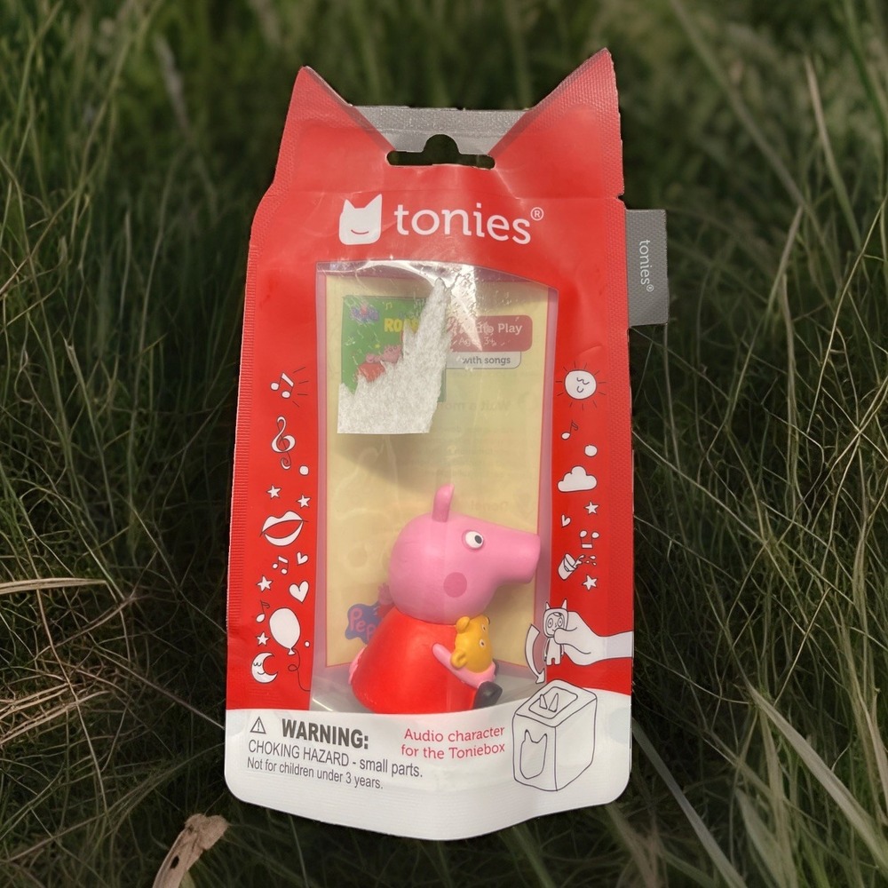 TONIES On The Road w/ PEPPA PIG Songs Audio Play Character FIGURE Tonie Toniebox